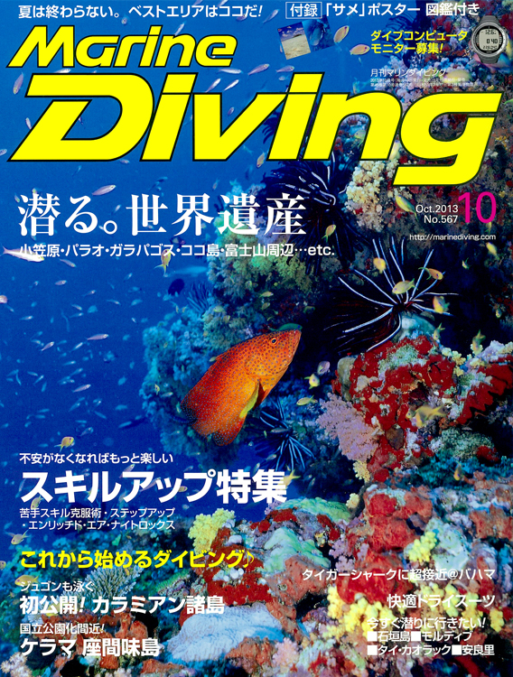 月刊マリンダイビング｜10月号表紙