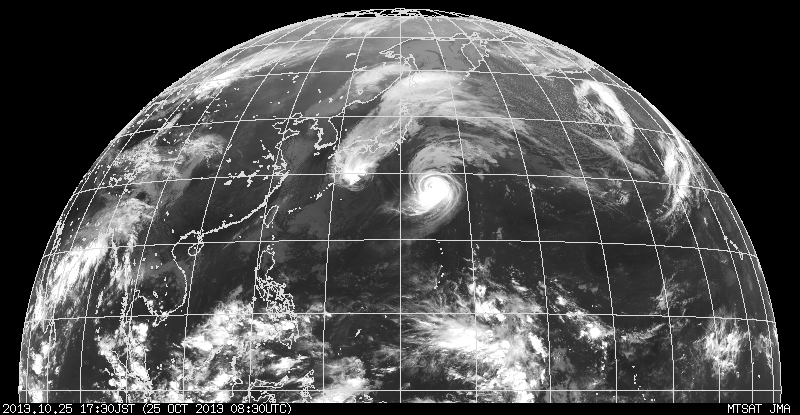 台風27号フランシスコ&台風28号レキマー