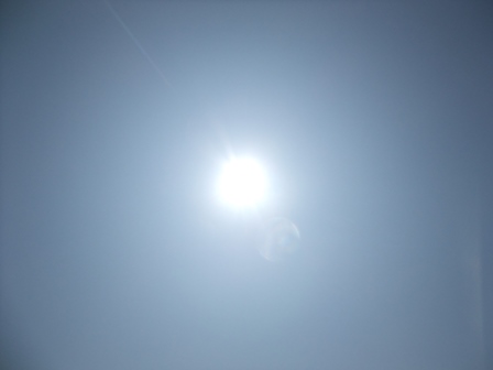 快晴です